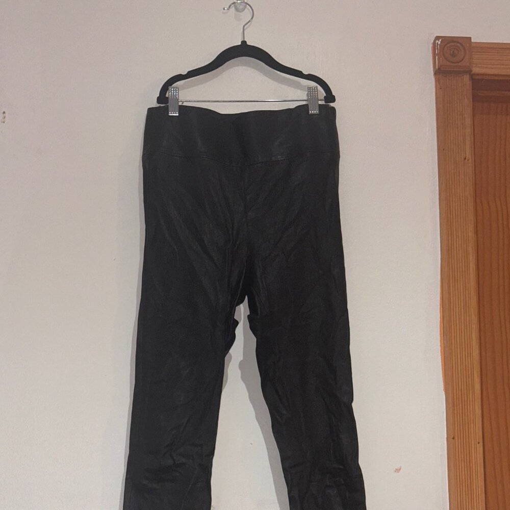 SPRWMN High waist Leather Ankle Leggings